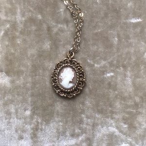 Vintage cameo pendant